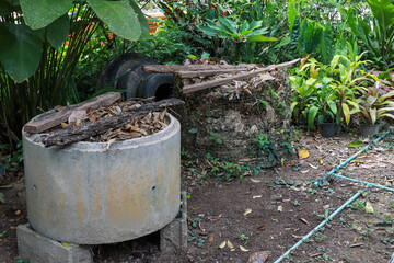 Soil components, biofertilizers,  dried leaf