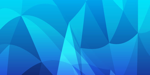 Abstract blue triangle background