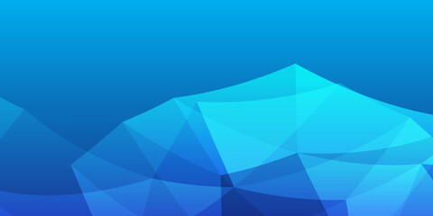 Abstract blue triangle background