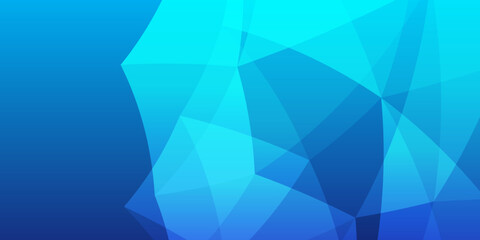 Abstract blue triangle background