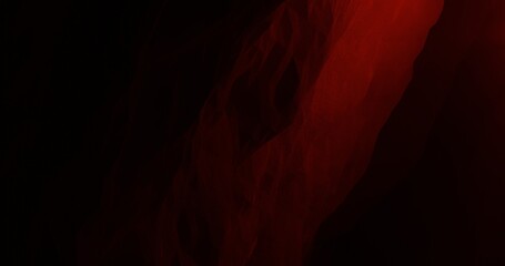 abstract background using diagonal cave wall illustration in bright red color, 3d rendering and 4K size