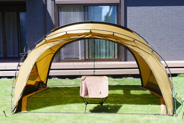 tent in the park