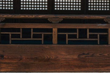 Korean traditional house fence