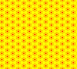 seamless pattern background with red and yellow