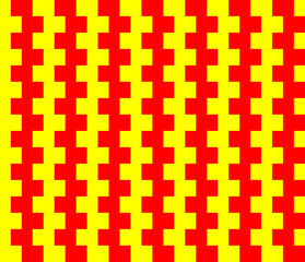 seamless pattern background with red and yellow