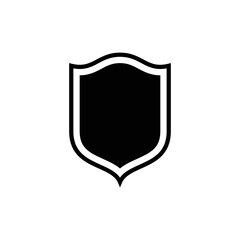 shield icon vector design minimalist 