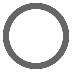 round frame isolatedround shape mirror ring element vector 