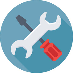 Fototapeta premium Settings Colored Vector Icon
