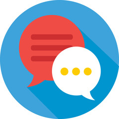 Forum Colored Vector Icon