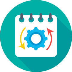 Schedule Colored Vector Icon
