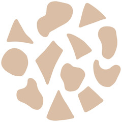 Abstract design modern geometric shape. Transparent PNG Clipart