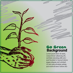 go green illustration