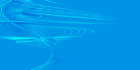 Abstract blue background with lines