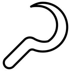 farming sickle icon