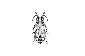 insect tribal tattoo