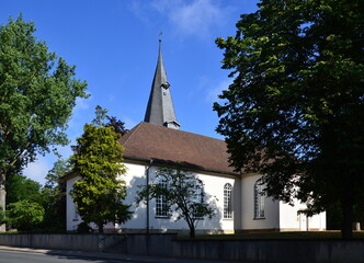 Historical Church in the Town Winsen at the River Aller, Lower Saxony