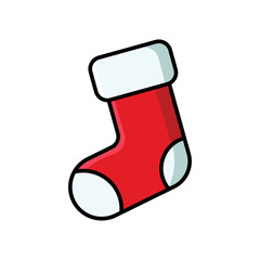 christmas shocks icon vector design template in white background