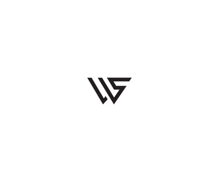 WS, SW initial logo monogram designs modern vector templates