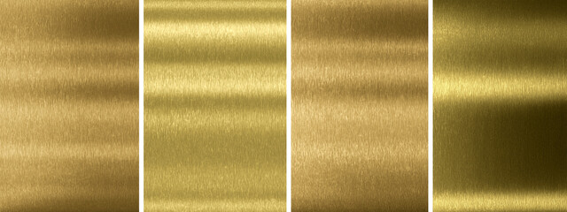 Gold metal background. Brushed metallic texture. 3d rendering - 530503504