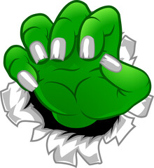 Monster Claw Cartoon Hand
