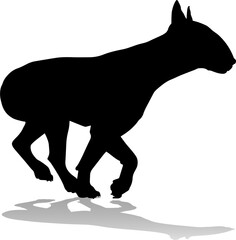 Dog Silhouette Pet Animal