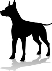 Dog Silhouette Pet Animal