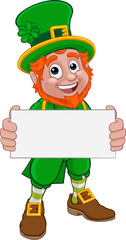 Leprechaun St Patricks Day Cartoon Character