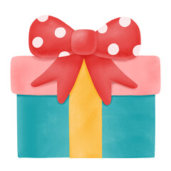 gift watercolor Clipart.