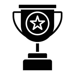 Champion Trophy Vector Icon which is suitable for commercial work and easily modify or edit it

