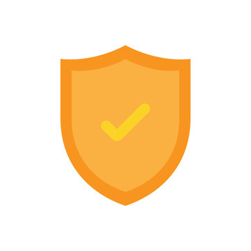 Shield With Check Mark Or Approve Icon