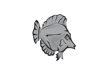 aquatic animal tribal tattoo