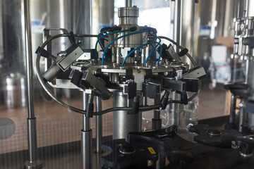 Winery equipment for making Wine, close up