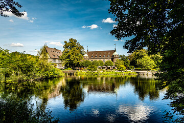 Obraz premium Wasserschloss Wittringen in Gladbeck DEutschland