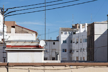 Fototapeta na wymiar roofs of valencia