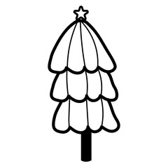 Christmas decorated tree