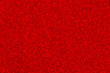 Red polystyrene or styrofoam texture background. Full frame shot of foam plastic