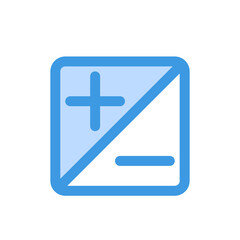 Obraz premium Exposure icon in blue style about camera, use for website mobile app presentation