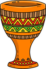 Fototapeta na wymiar Kwanzaa Unity Cup Cartoon Colored Clipart 