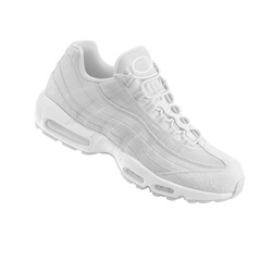 White sneaker on a transparent background png, men's / woman's fashion, sport shoe, air, sneakers,...