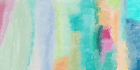 Artistic simple modern illustration-abstraction in multicolored pastel shades, can be used as a background