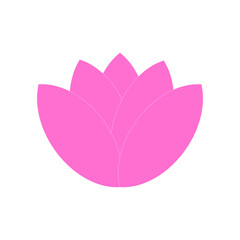 lotus icon ilustration vector