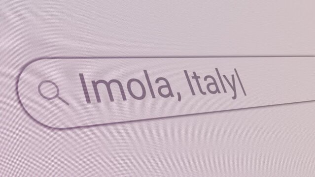 Search Bar Imola Italy 
Close Up Single Line Typing Text Box Layout Web Database Browser Engine Concept