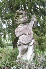 Angel playing musical instrument