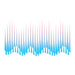 aurora logo design icon illustration vector template