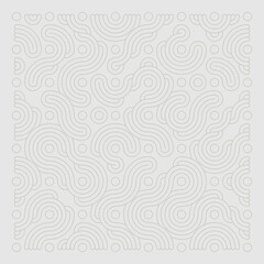 Fototapeta premium Color truchet tiling connections illustration