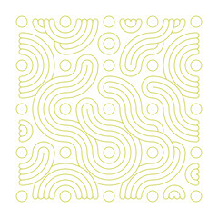 Fototapeta premium Color truchet tiling connections illustration