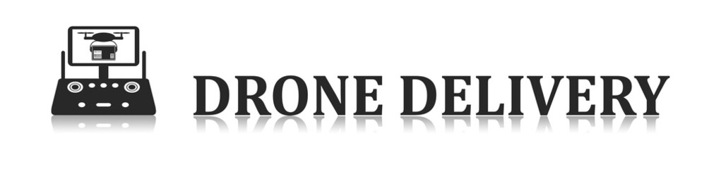 Obraz premium Concept of drone delivery