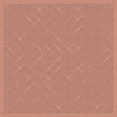 Color truchet tiling connections illustration