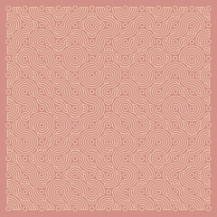Fototapeta premium Color truchet tiling connections illustration