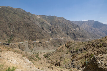 Views of the Jabal Shada Mountain Reserve in the Al Baha region of Saudi Arabia